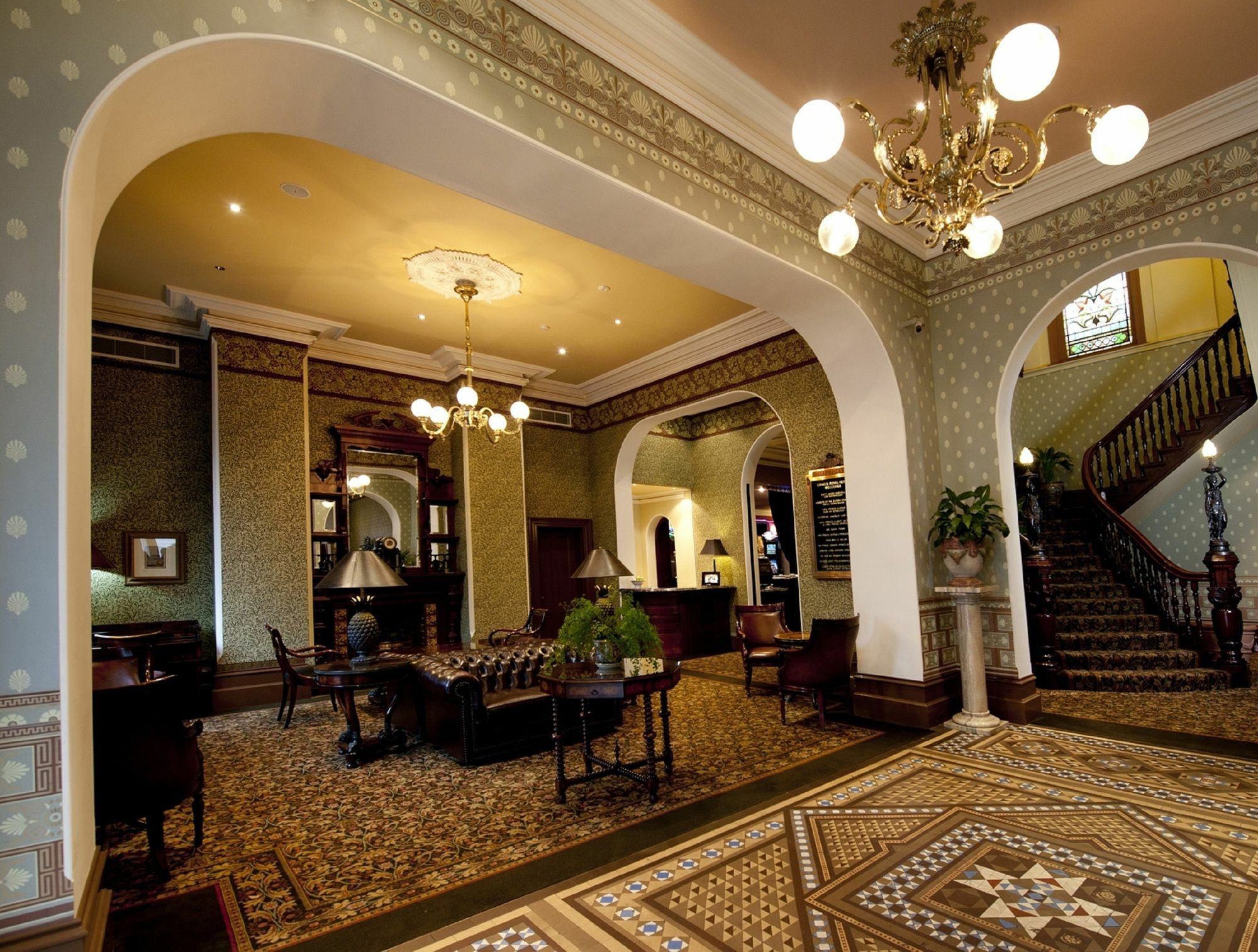 Craig'S Royal Hotel Μπάλαρατ Εξωτερικό φωτογραφία The lobby of the hotel